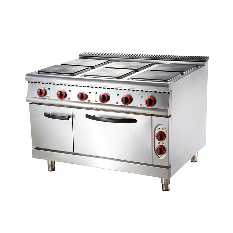 stainless steel commercial cooktops with oven