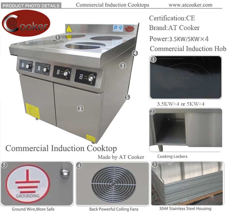 commercial range cookers for restaurants and hotels AT Cooker