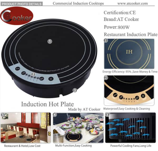 portable hotplates top rated hot plates from AT Cooker