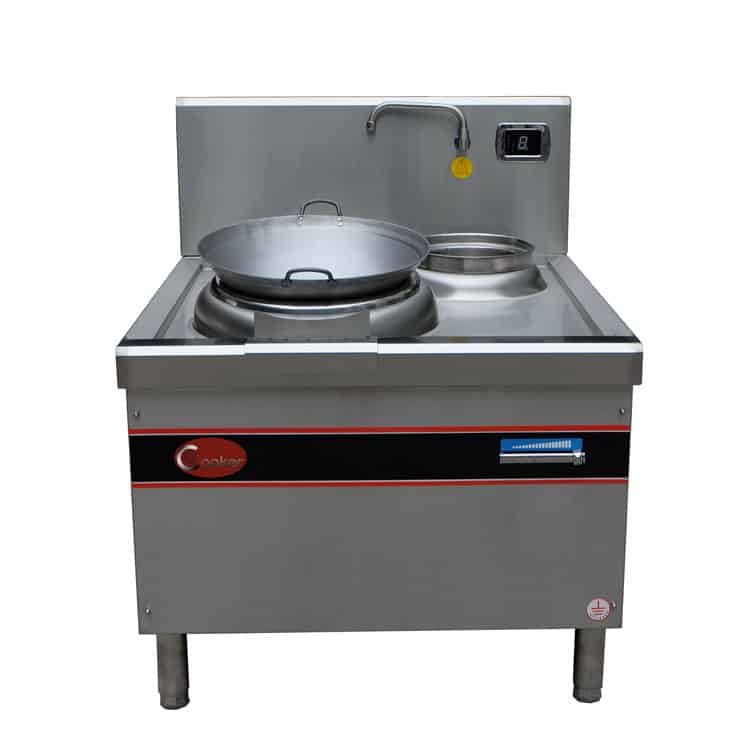 Commercial Wok Mixer Electric Cuisine Stainless Steel Barrel Small