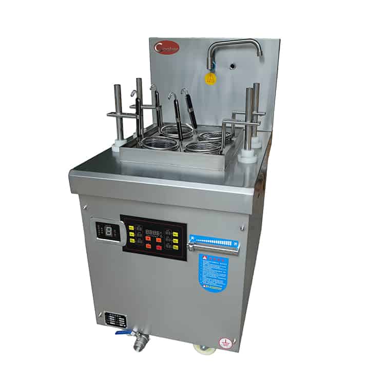  Commercial Table Top 4 Baskets Electric Pasta Cooking Machine  Noodles Cooker Pasta Maker 220V : Industrial & Scientific
