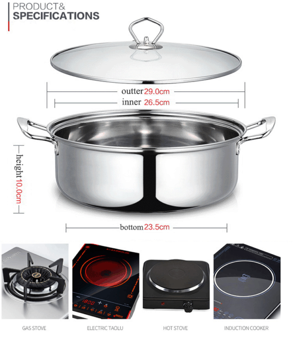 induction saucepans wholesale from professional manufacturer