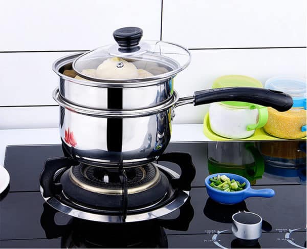 saucepan sets with steamer