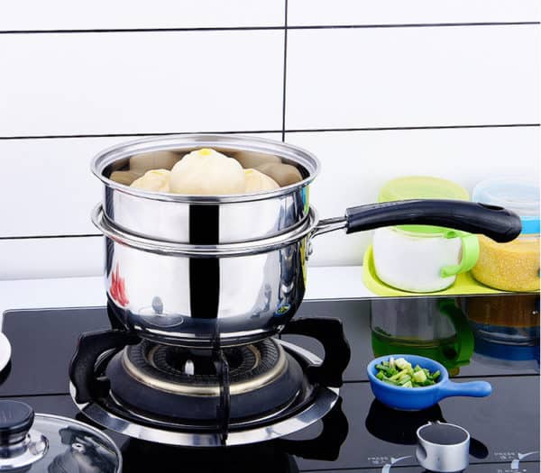 saucepan sets with steamer