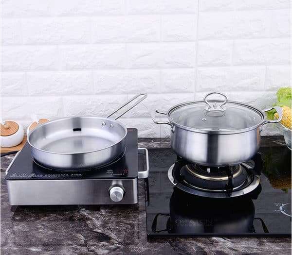 induction hob pan set