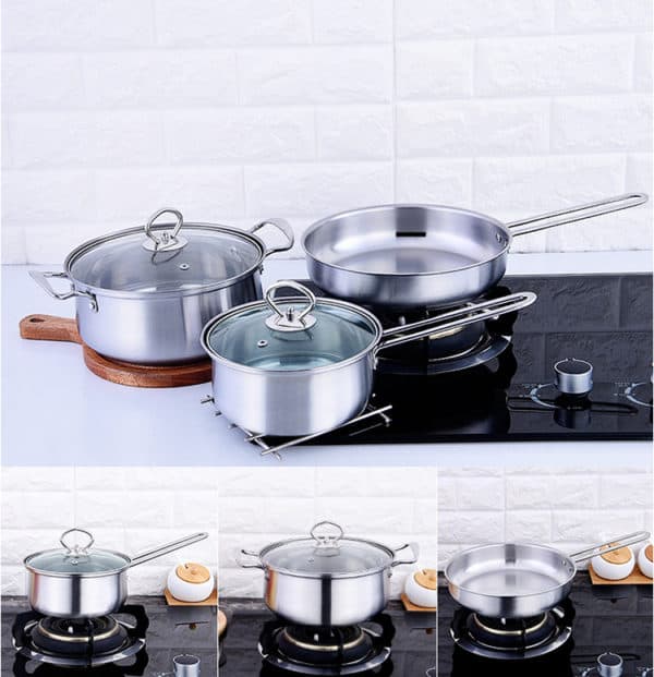 induction hob pan set