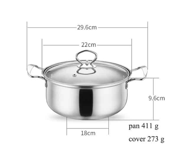 induction hob pan set